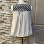 Lucky Brand - cotton top blouse vest cardigan Sz XS RUNS BIG Photo 4