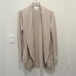 Barefoot Dreams The CozyChic Lite Circle Cardigan size Medium in Tan Cream Photo 1