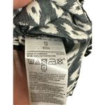 Old Navy  sz XS Womens Black Printed Relaxed Collared Button Top Casual Career Photo 3