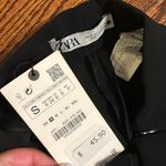 ZARA  Black High Waisted Flowy Shorts Photo 2