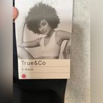 True & Co NWT - V-Neck Wireless Bra ~ XS, Black in Color Photo 5