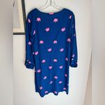 Lilly Pulitzer NWT Ocean Ridge Resort Navy Blue Pink Elephant Half Drop Print Photo 3