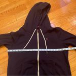 Tommy Hilfiger  Women's French Terry Hoodie Full Zip Dark Blue Navy Sz L Photo 7