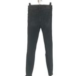 American Eagle  Black Distressed Ripped Skinny Ankle Denim Jeans Women Sz 00 Photo 1