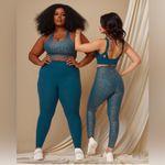 Buffbunny Collection BuffBunny Set‎ Rosa Leggings Nile Gold Bossy Nubre and Matching bra size XS Photo 2