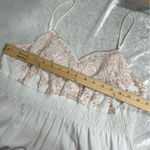 Mossimo Supply Co . size L Dress embroidered adjustable straps Beachy FLAWED Photo 3