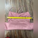 Urban Outfitters  Dusty Rose Slip Dress Lace Detailing Size Medium Coquette Sexy Photo 8