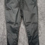 Ralph Lauren Lauren  faux coated leather women's skinny jeans size 12 Photo 0