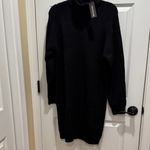Pretty Little Thing Classic Black Turtleneck Sweater Dress Photo 1