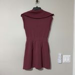 Varley  Size XS Rebecca Short-Sleeve Front-Zip Mini Dress - Rose Photo 8