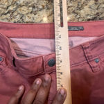 prAna  Women's Size 12/31 Denim Jeans Pink Straight Mid‎ Rise Photo 5