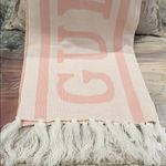 Guess NWT  Los Angeles Blush Pink and Cream Scarf Photo 1