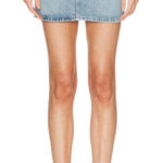 NWT AGOLDE Alek‎ Mini Skirt in Force wash Size 30 Blue Photo 0