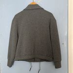 Varley Revolve Earl Heathered Grey Zip Up Boxy Moto Comfy Sweatshirt Jacket Photo 7