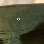 st. john's bay Size 8 Straight Leg Ankle Cropped Dark Green Photo 9