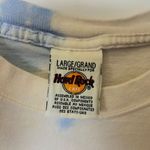 Hard Rock Cafe Vintage 90s Washington D.C. Tie Dye T Shirt Blue White Logo Photo 9