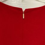 Karl Lagerfeld  Red with Bow Accent Sleeveless Sheath Dress Photo 9