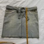 Blugirl by Blumarine Mini denim skirt with belt size XS Blue Photo 6