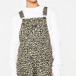 Obey Casbah Leopard Print Dungarees Overalls Photo 4