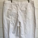 Abercrombie & Fitch Abercrombie Women's Jeans High Rise The Cropped Wide Leg Raw Hem 32 Short White Photo 13