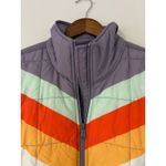 NWT $228 Free People Movement Pippa Packable Puffer Jacket Steel Peach Combo S Gray Photo 6