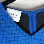 Akris Punto Sheath Dress Blue Sleeveless Knee-Length Shift Career Office Sz 10 Photo 2