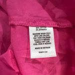 Crown & Ivy  Petite M Pink Poplin Ruffle Sleeve Dress Button Down NWT Above Knee Photo 6