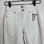 Paige Crisp White Distressed Skinny Jeans Photo 2
