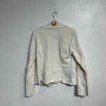 Johnny Was  White Embroidered Corduroy Blazer Sz S Photo 7