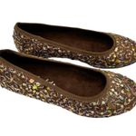 HELLE COMFORT WELLNESS BROWN ALL OVER SEQUINS SIZE 5.5 Photo 0