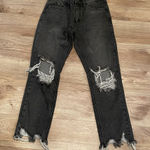 Black Ripped Jeans Size 24 Photo 0