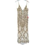 Mac Duggal 5107 Embellished Leaf Nude Gold Gown, Size 4, New with Tag $498 Photo 8