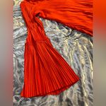 Free People Burnt Orange Accordion Style Medium Dress Photo 12