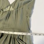 Reformation NEW  Sz 2 Amaris Long Dress in Seafoam Green Halter Photo 6