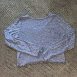 American Eagle Soft and Sexy Blush Blue Heather Shirt Photo 2