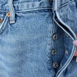 AGOLDE Women's Blue Denim Shorts Button Fly 27 Photo 2