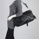 Christian Louboutin  Black Leather Trophe Shoulder Bag Photo 12