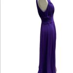 ✨ Sangria Women's Halter Keyhole Maxi Dress✨ Purple Size 12 Photo 2