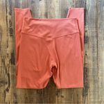 Nike  Women's Size Md One Luxe Ribbed Leggings Pants Madder Root DV0049-827 Photo 5