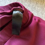 ASOS Burgundy/Maroon Textured Panels Leggings | Size 8 Photo 7