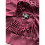 Lulus Dress Small Tell Me Swing Chiffon Strappy Mini Plum Purple Formal Spring Size XS Photo 5