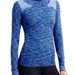Athleta  Blue Radiance Hoodie Seamless Space Dye XS Photo 0