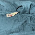 NEW Faherty Bay Twist Seersucker Halter Colonial Blue organic cotton Dress sz S Photo 4