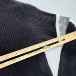 John + Jenn  Sweaters Womens Small Black Stripe Sleeve Mock Neck‎ Oversized Knit Photo 6