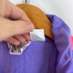 Bolo Spirit VTG 80s Track Nylon Jacket Colorful Full Zip Lightweight Size Medium Pink Photo 7