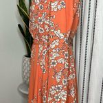 Nanette Lepore 🌻 Floral Orange Dress Size 10 Photo 5