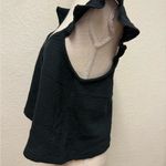 Marine layer  Black Textured Women's Top Photo 5