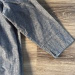 Chuang Gu Linen Mini Dress relaxed Fit with Pockets Casual Dress Office Blue Size M Photo 4