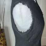 Karl Lagerfeld Black Sleeveless V-Neck Sheath Dress Photo 5