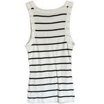 Michael Stars White with Black Stripes Women’s Tank Top Size XS Photo 1